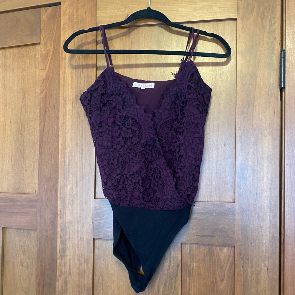 Plum Lace One-piece